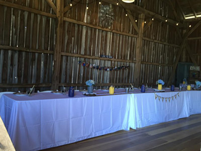 Perfect country wedding and reception